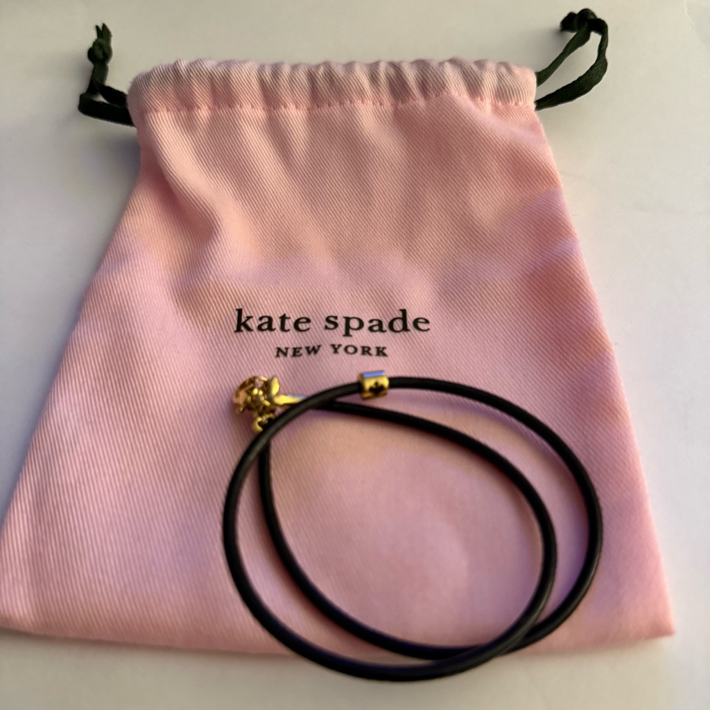 Kate Spade Black Bracelet With Gold Accents